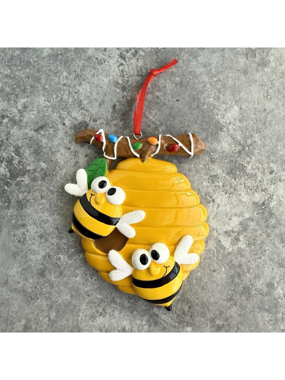 Robert’s Honey Bees Couple Family of 2 Christmas Ornament NEW